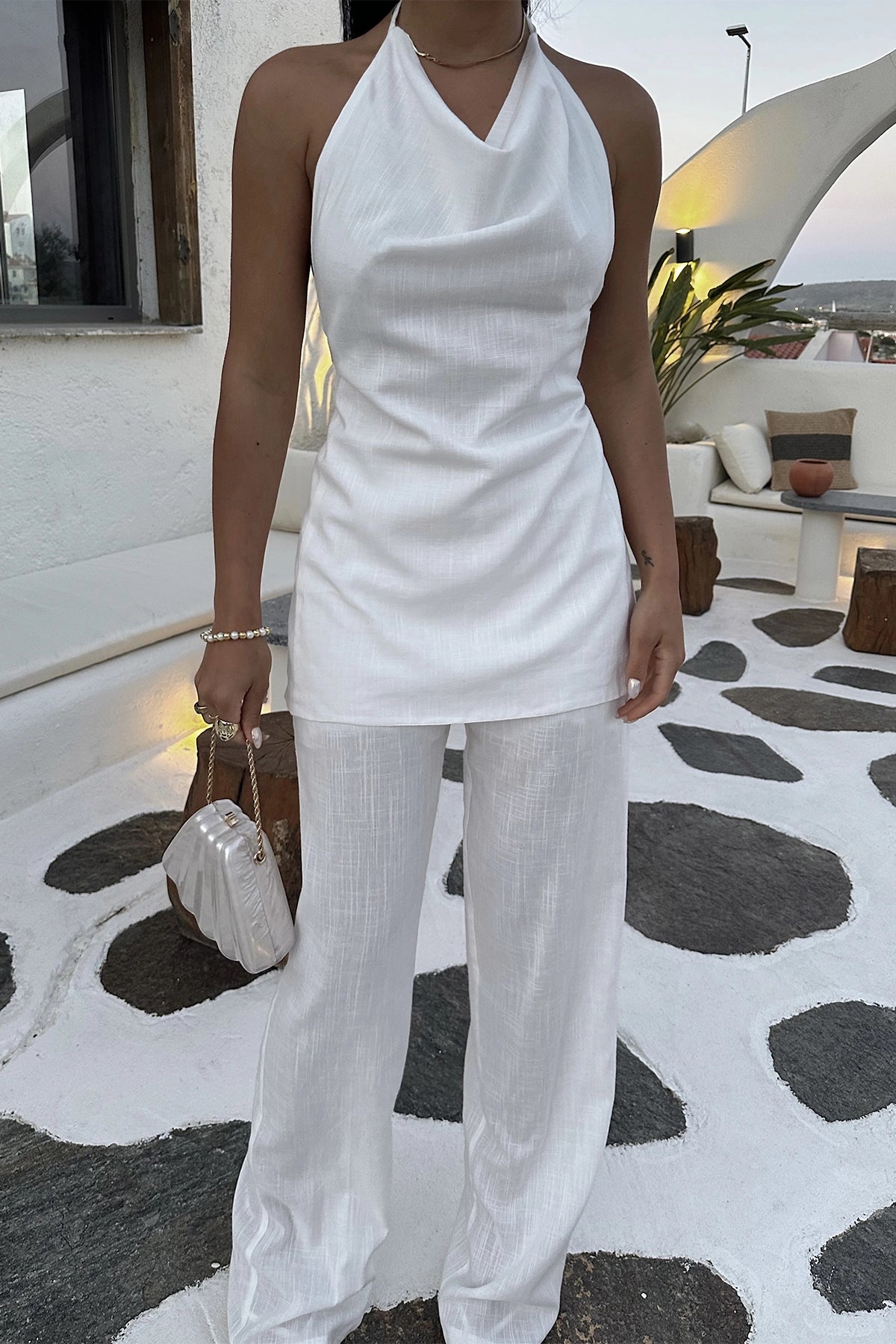 White Luxe Suit