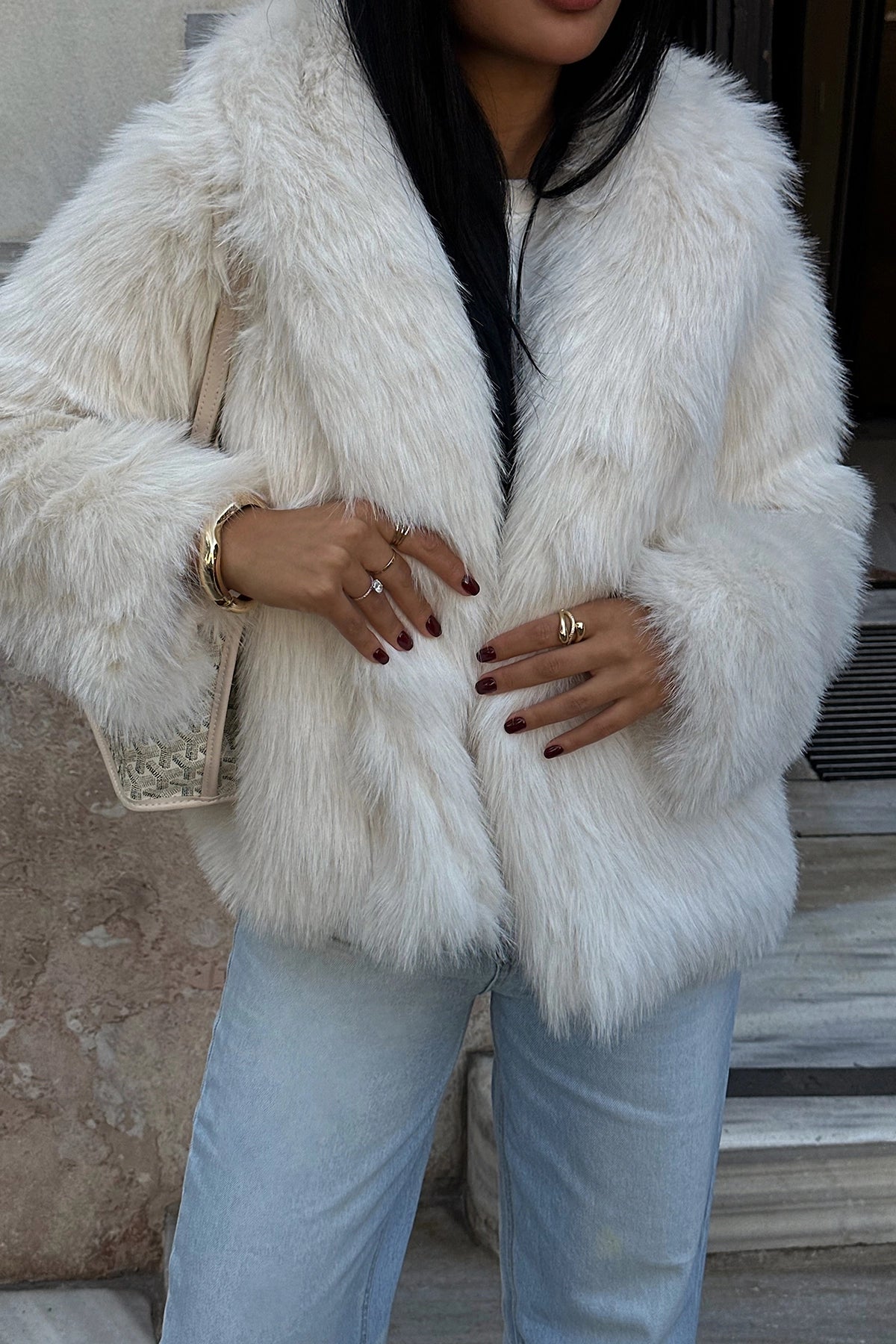 Arctic Luxe Short Fur Jacket