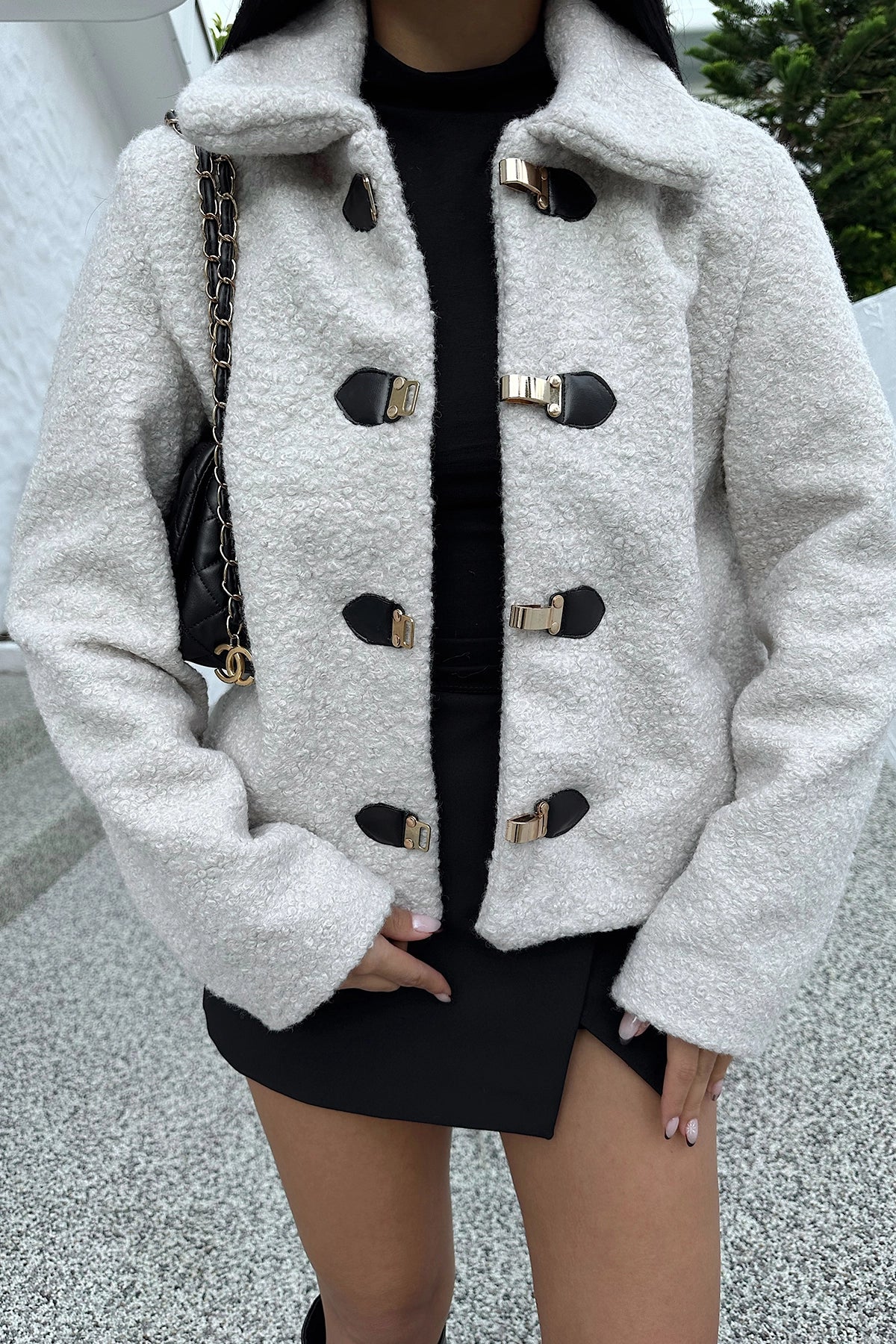 Coretta Cream Teddy Jacket