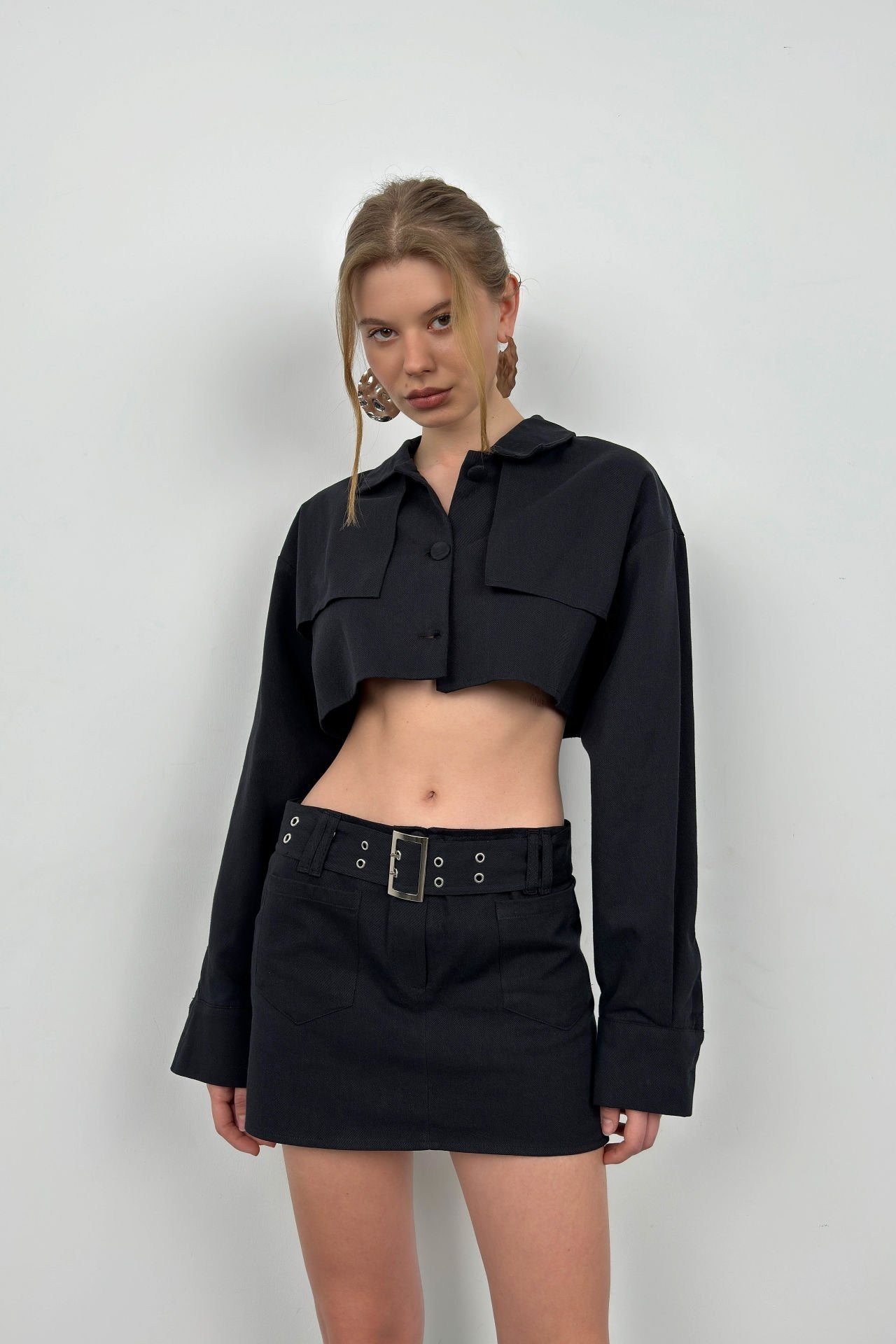 Urban Edge Cropped Jacket