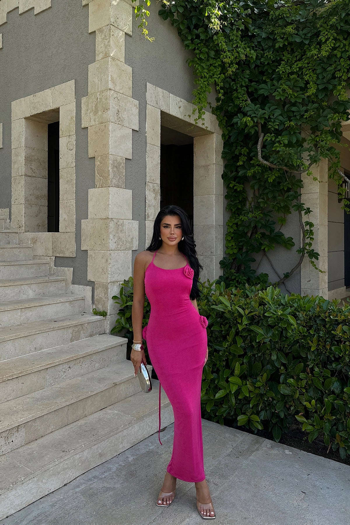 Fuchsia Glory Rooney Dress