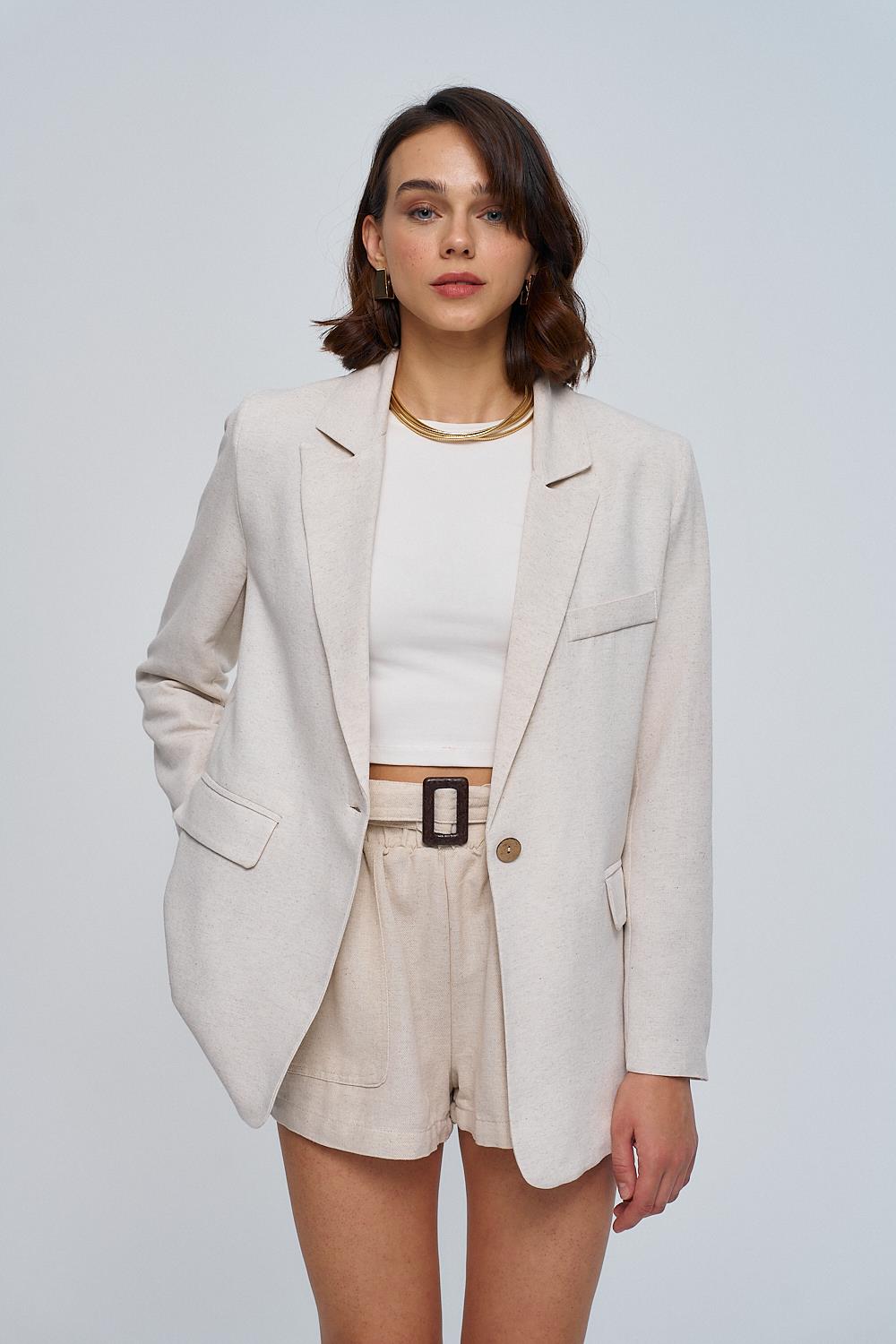 Linen Luxe Summer Blazer