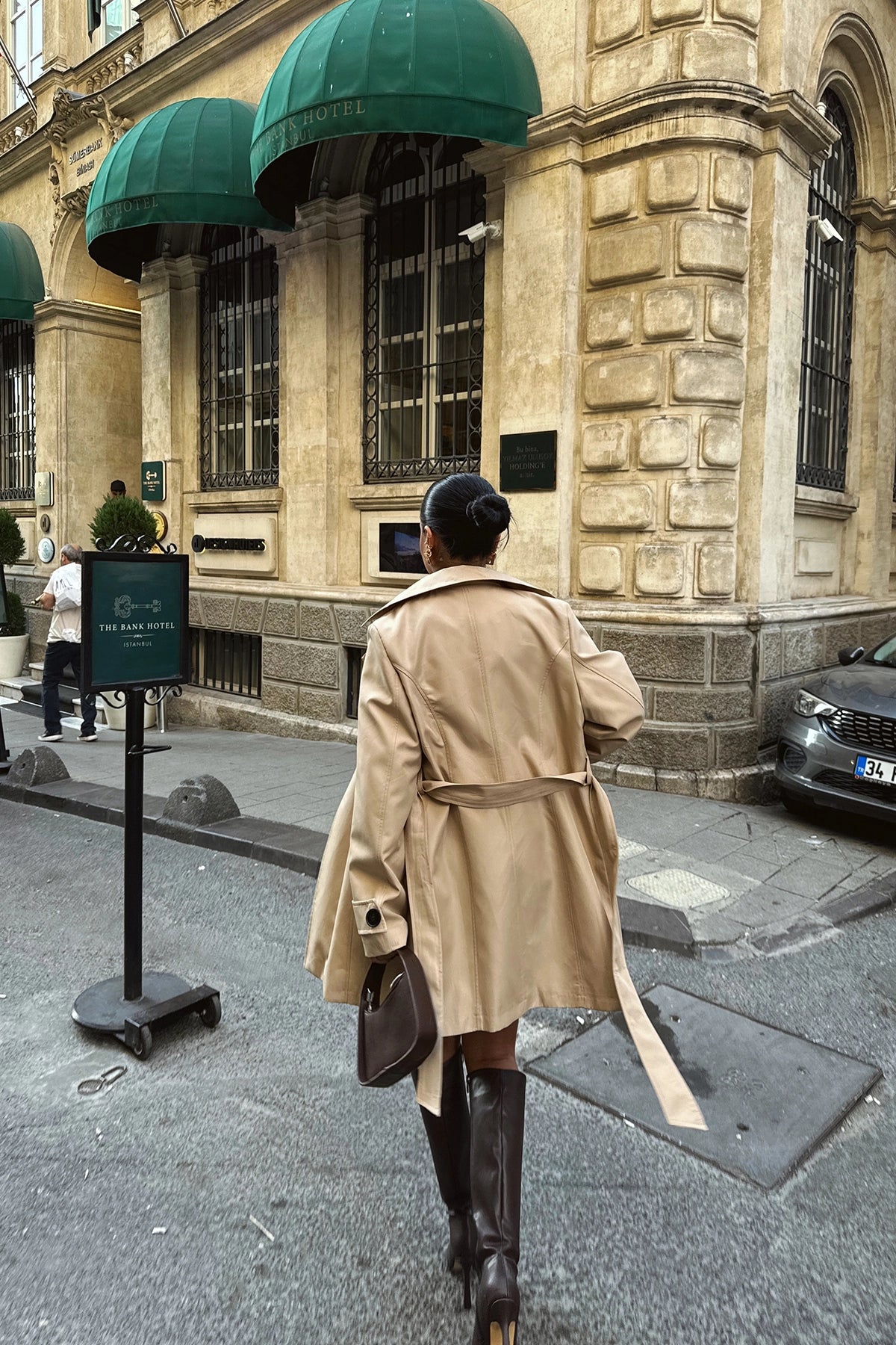 The Parisian Charm Cream Lapel Trench