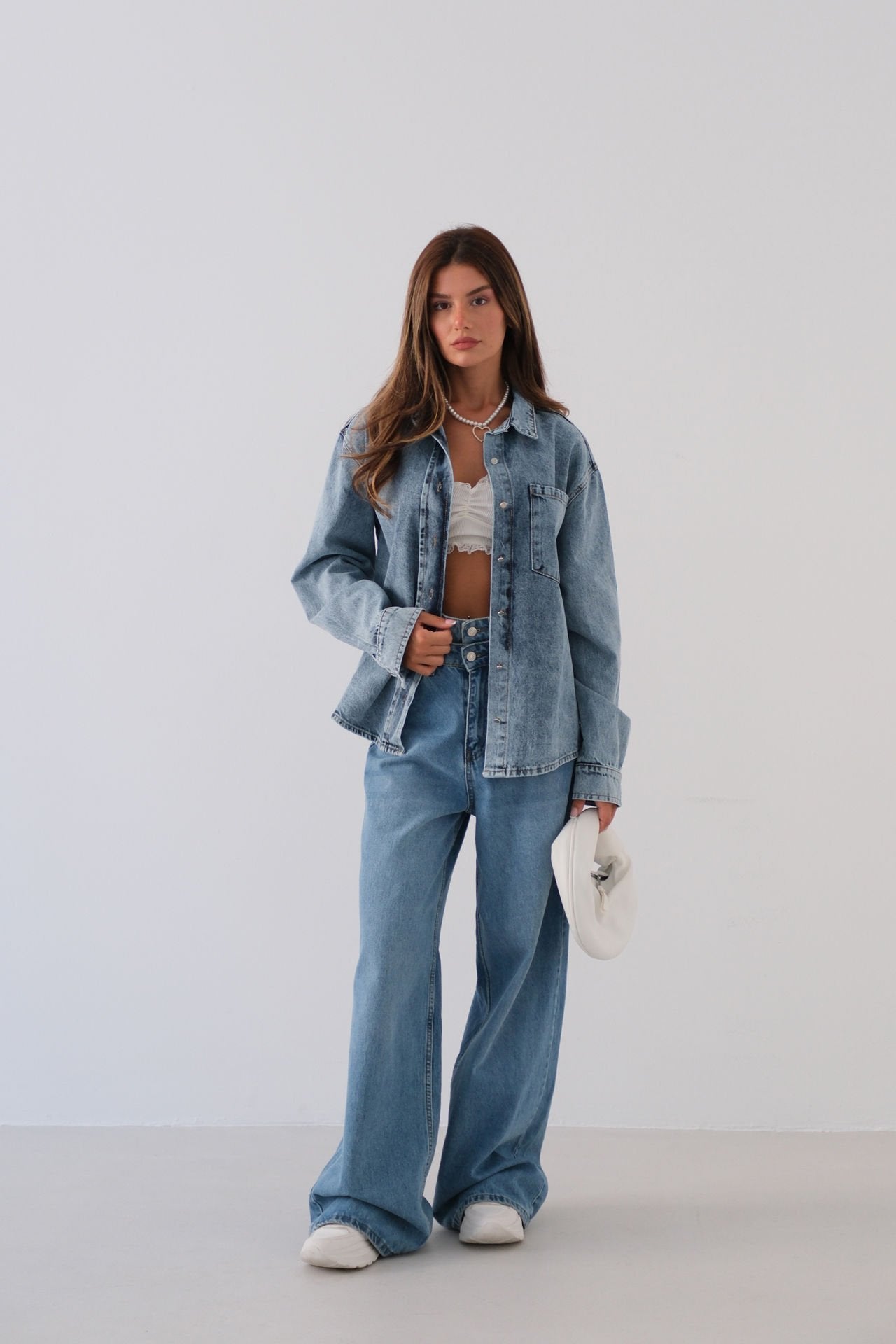 Oversize Denim Vest